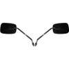 Mirrors 10mm Black Rectangle Left or Right Cubs (Pair)