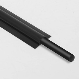 Kodrily Car Wire Hider, PVC Car Cable Management, Black Marine Wire Cover 180x16mm 4pcs Car Concealed Wire Cover Line Sleeve Cable Organizers for USB Audio Video Line Cover