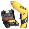 SainSmart Cordless Electric Screwdriver with Rechargeable 3.6v Lithium Battery and 1/4” Hex Chuck, Includes 45pcs Bits, 1 Extension Rod and 1 USB Cable