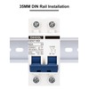 DIHOOL Miniature Circuit Breaker MCB, 2 Pole, 50Amp,230VAC,Type C