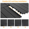 Neoaider 9PCS Plastic Interlocking Decking Tiles 12" x 12", 9