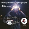 klarus HM1 IPX6 Waterproof Rechargeable Headlamp with Motion Sensor, 70