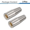 HARFINGTON 2pcs Mig Welding Gun Nozzle 1/2" Orifice KP3075-1-50F Gas