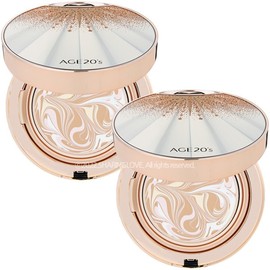 Age 20's Essence Cover Pact HG Aurora Gold Edition No. 23 (2 units) / 에이지투웨니스 에센스 커버 팩트 HG 오로라 골드에디션 23호 본품2개