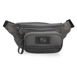 Pepe Jeans Stratford Waist Bag, Grey, 30 x 13 x 5 cm, Polyester, Grey, Talla única, Waist Bag, gray, Waist bag
