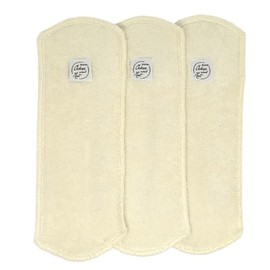 von Ocker und Rot Organic Cotton Nicki Booster Cream Set (3 Pieces) Washable, Reusable