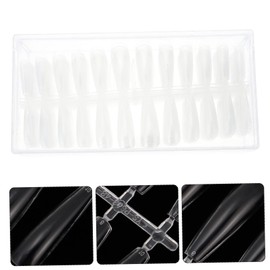 Healeved Elegant Charming Fake Nails 504pcs End Nail Stickers for Salon Home Use Quick Application