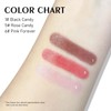 2PCS Honey Lipstick Black Tinted Lip Balm, Sheer Natural Glossy