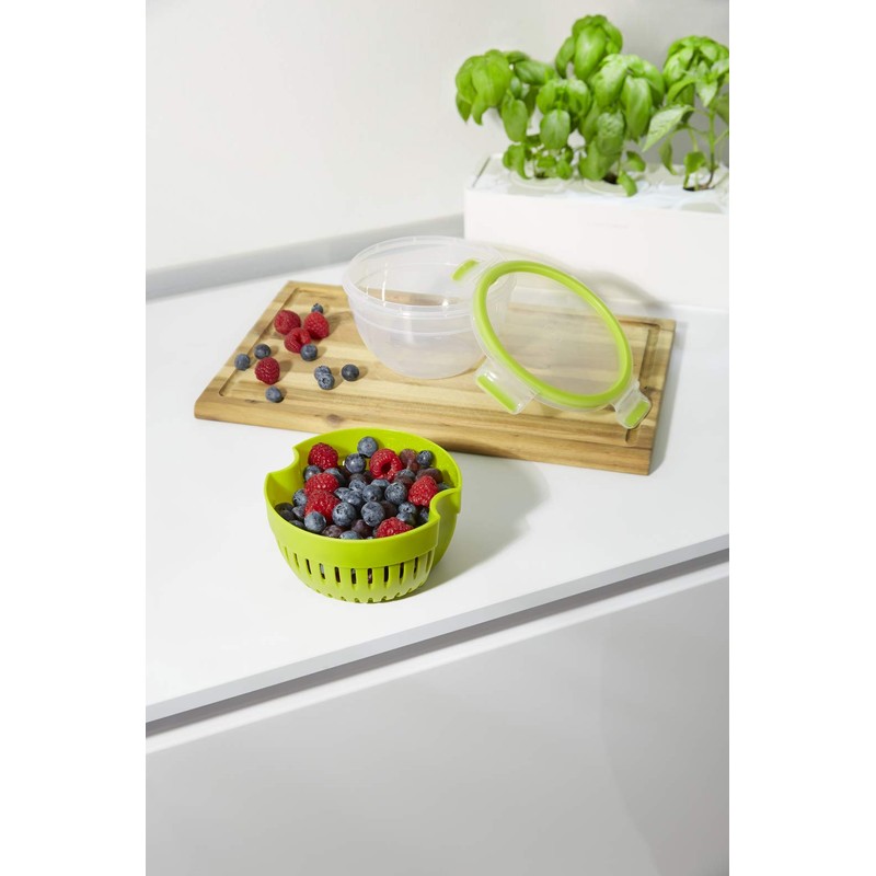 Emsa N10722 Clip & Go Fruit Bowl Frischhaltedose | 1,1