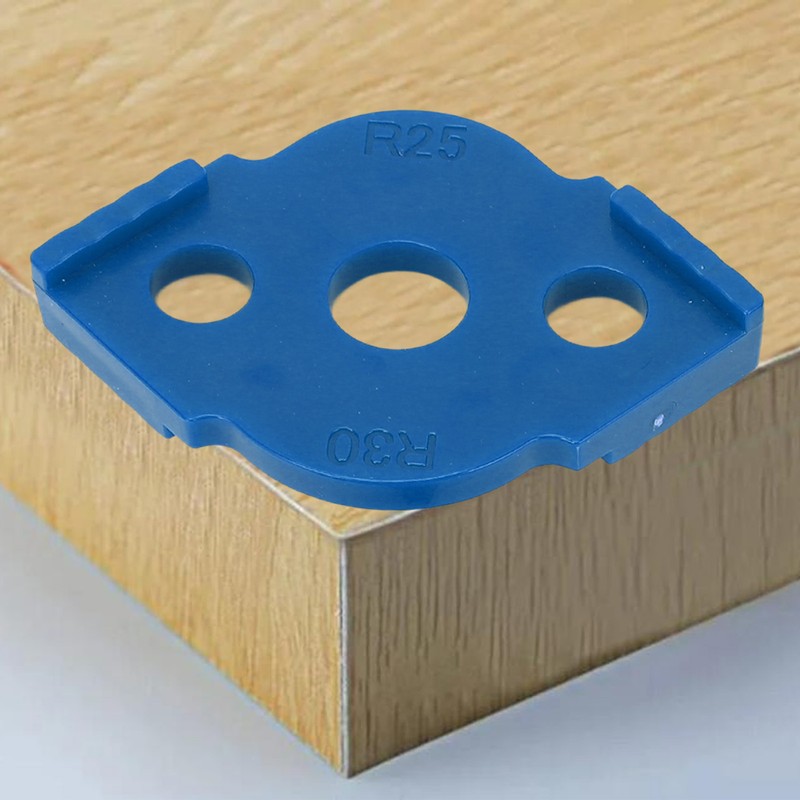 4PCS R Corner Templates Round Angle Radius Jig Routing Template