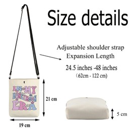 ENSIANTH In My Honeymoon Era Crossbody Bag Honeymoon Gifts for Wife Wedding Gifts for Bride Bucket Bag with Shoulder Strap (241021 Honeymoon Era C)