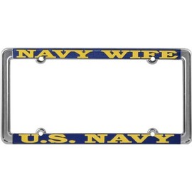 U.S. Navy WIFE License Plate Frame