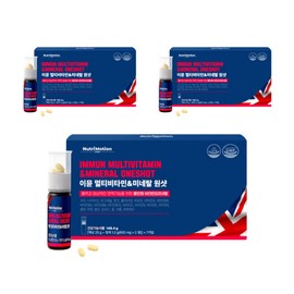 Nutrimotion Immune Multivitamin & Mineral One Shot, 7 Servings, 3 / 뉴트리모션 이뮨 멀티비타민 앤 미네랄 원샷 7회분 3개