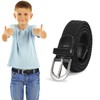 Jasgood Children's Belt, Mesh Belt, Kids Rubber Belt, Adjustable Stairless