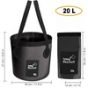 Foldable Bucket, Folding Bucket 20 L, Portable Foldable Bucket for