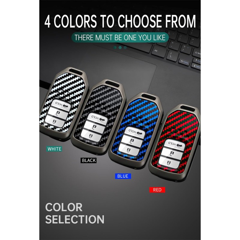 ontto Key Case Compatible with Honda Key Chain Car Key