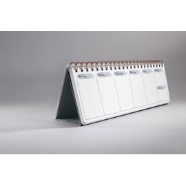 SIGEL Jolie Weekly Planner Undated Desk Calendar No Date 100gsm Hardback 53 Weeks 124 Pages Underwater Miracles Sustainable Paper JP104