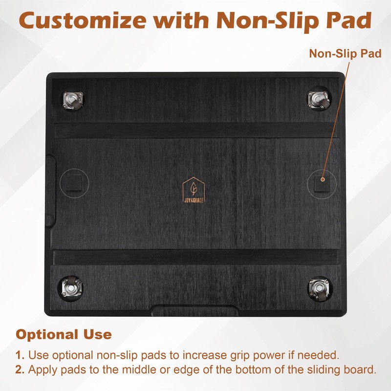 Joy&Grace Appliance Slider for Kitchen Appliances 360° Rolling Sliding Tray