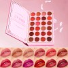 5 En 1 Paleta Sombras, Contorno, Iluminación, Labial Y Rubor