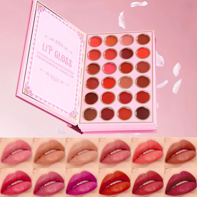 5 En 1 Paleta Sombras, Contorno, Iluminación, Labial Y Rubor
