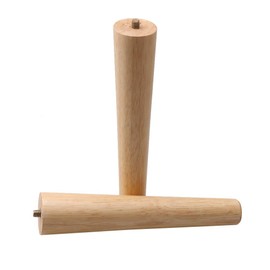 4PCS 7.87inch Height Wooden Furniture Legs Feet M8 Thread Replacement Tapered Furniture Legs Feet for Cabinet Chair Couch Table Bed