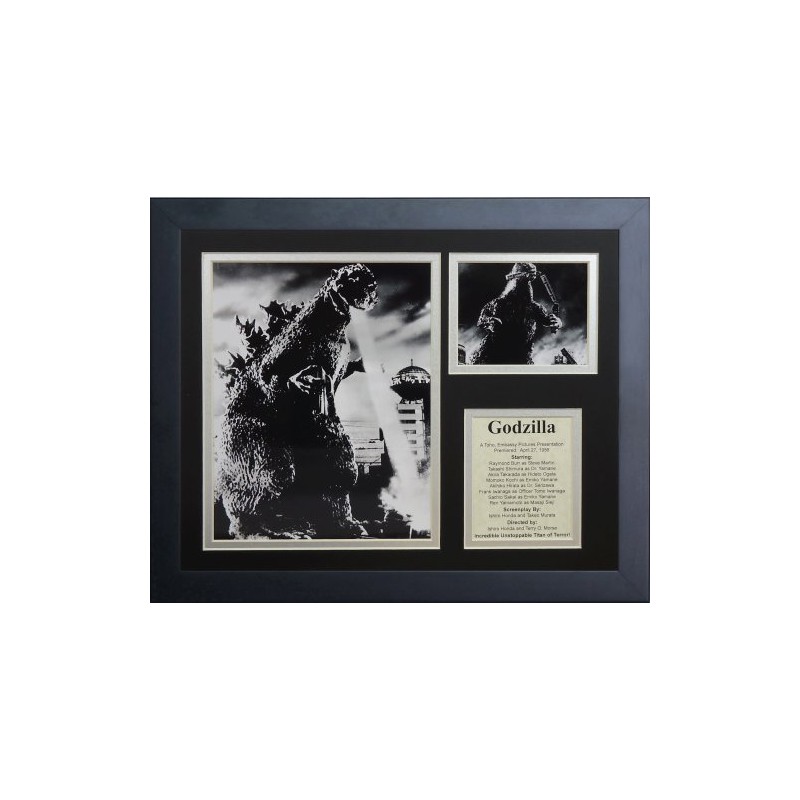 Legends Never Die "Godzilla Framed Photo Collage, 11 x 14-Inch