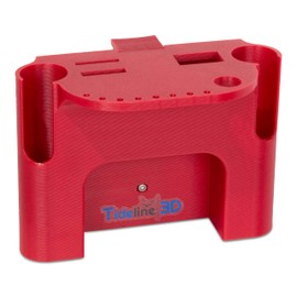 Tideline3D Fishing Rod Holder Compatible with YETI LoadOut Bucket (Candy Red)