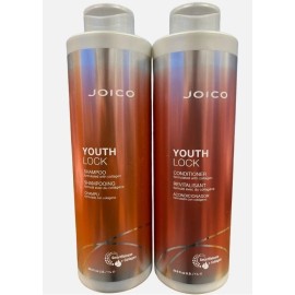 Joico YouthLock Shampoo & Conditioner Formulated with Collagen Duo 33.8 oz
