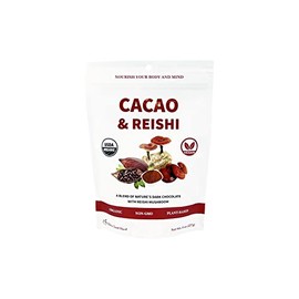 Cherie Sweet Heart Cacao Blend: Cacao and Reishi, 8oz. Bag, 15 Servings — Organic, Non-GMO, Gluten-Free