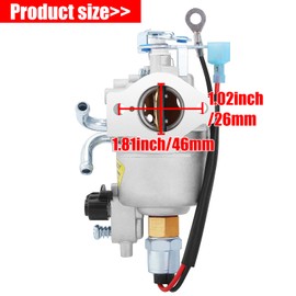 YOFMOO 146-0881 A041D744 Carburetor Compatible with Onan Cummins RV Generator QG 4000 4KYFA-6747P 0A6562 KY Series 1460881 QG4000 4KYFA6747P Carb