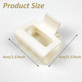 8 Pack Double Row Teeth Hair Clips Small Hair Claw,Non Slip Hair Clip,Hair Clips for Women & Girls,for Women Thick Hair & Thin Hair,Thick Curly Long Hair, Wide Grip Hair