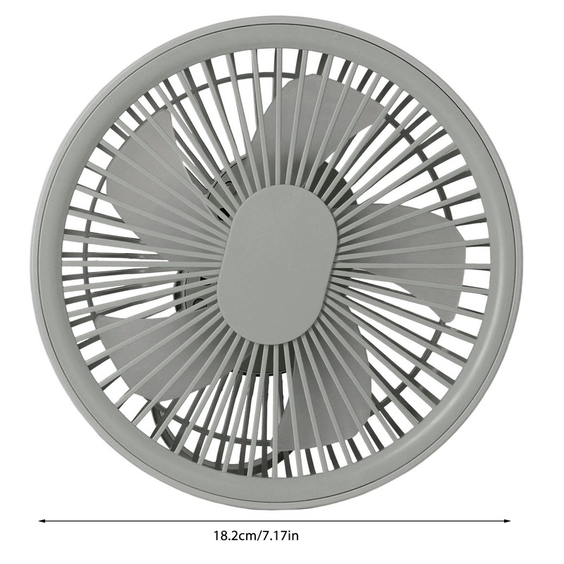 2 in 1 Desktop Fan ABS PP 4000mah 3 Gears