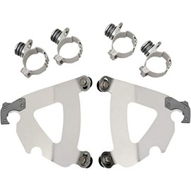 Memphis Shades Trigger-Lock Mounting Kit (Polished/Road Warrior Fairing) for 93-05 Harley FXDWG