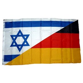 Flag Germany Israel 90 x 150 cm