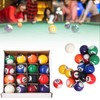lvifloae 25mm Mini Billiard Ball Complete Set of 16 Balls