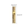 QUARKZMAN Pack of 40 Invisible Brass Barrel Hinges 4 x