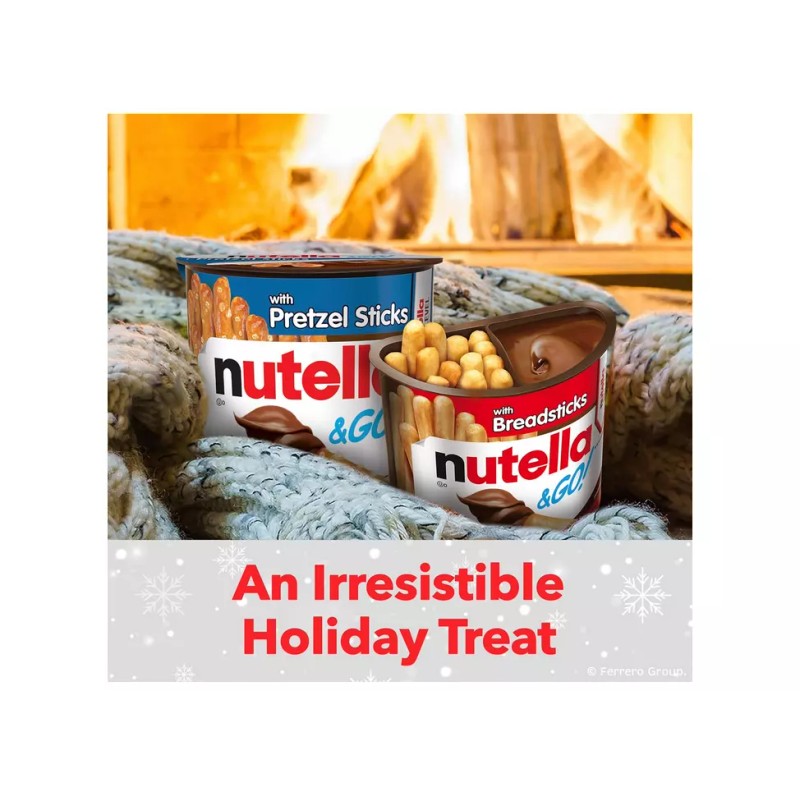 Nutella & GO! Bulk Hazelnut and Cocoa Spread with Pretzel