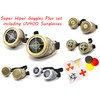 4sold (TM Steampunk Antique Copper Cyber Goggles Led Rave Goth