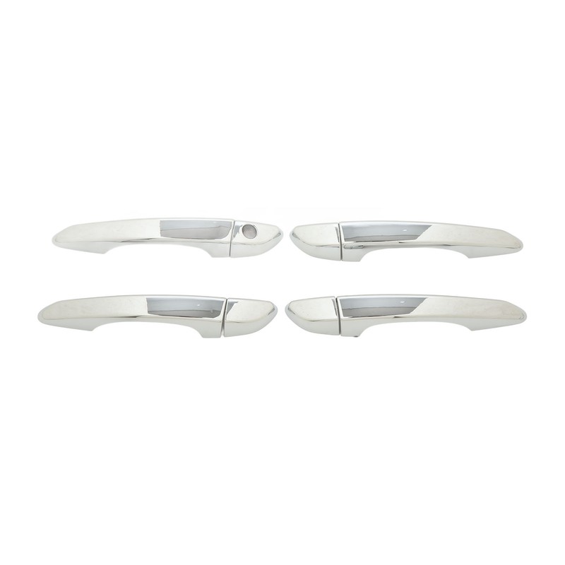 Car Outside Door Handle Cover with Caps Mirror Chrome Replacement