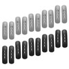 ORFOFE 20pcs Pot Handle Covers Heat-resistant Wok Pan Grip Sleeves
