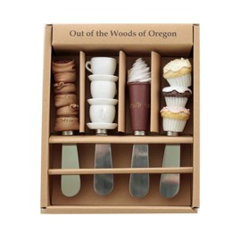 Cheese Spreader Knives Set of 4 (Coffee Break)