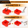 53-Piece Screwdriver Bit Set, LATTOOK Right Angle Low Profile 90