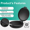 Professional Fingerprint Ink Pad, Thumb Print Ink Pad, Black Thumb