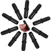 10Pcs Hose Barb Adapter Connectors 12mm Barb Fittings for Garden
