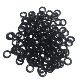 Reaction Tackle Wacky Rigging Bass Fishing – Wacky & Neko Style O-Rings-125 Black