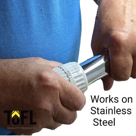 Herramienta de escariador de tubos de acero inoxidable – Escariador de metal duro para quitar las fresas de tus tuberías de TOFL