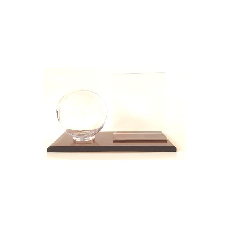 Docsmagic.de Spheric Baseball Display Case + Card Holder + Base