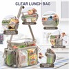 BORMELUN Clear lunch bag for work correctional officer Plastic Concerts