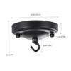 GRIRIW Retro Style Cover Plate for Light Fixture Mounting Hook