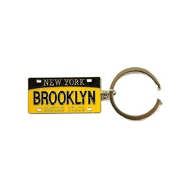 Brooklyn New York License Plate Replica Metal Key Chain- NYC Souvenirs